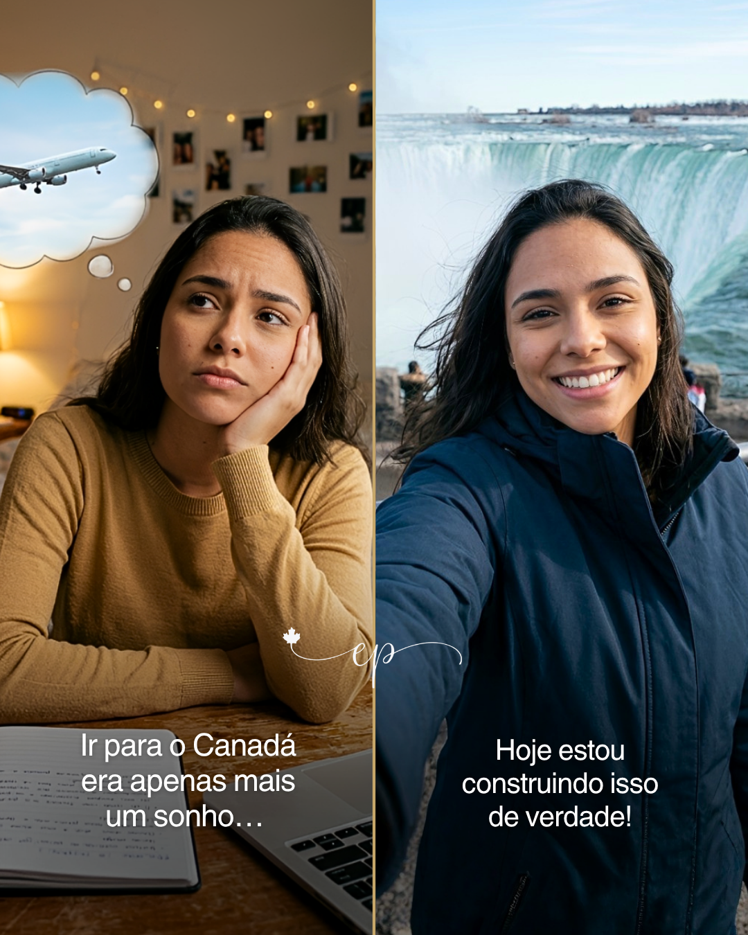 Sonho de ir para o Canadá se tornando realidade